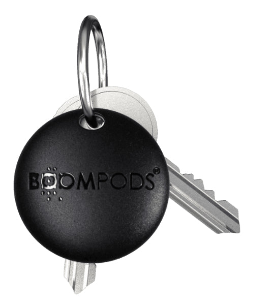 Boompods Boomtag – Bluetooth-Tracker – für Apple Wo ist? – IPX5 – Schwarz