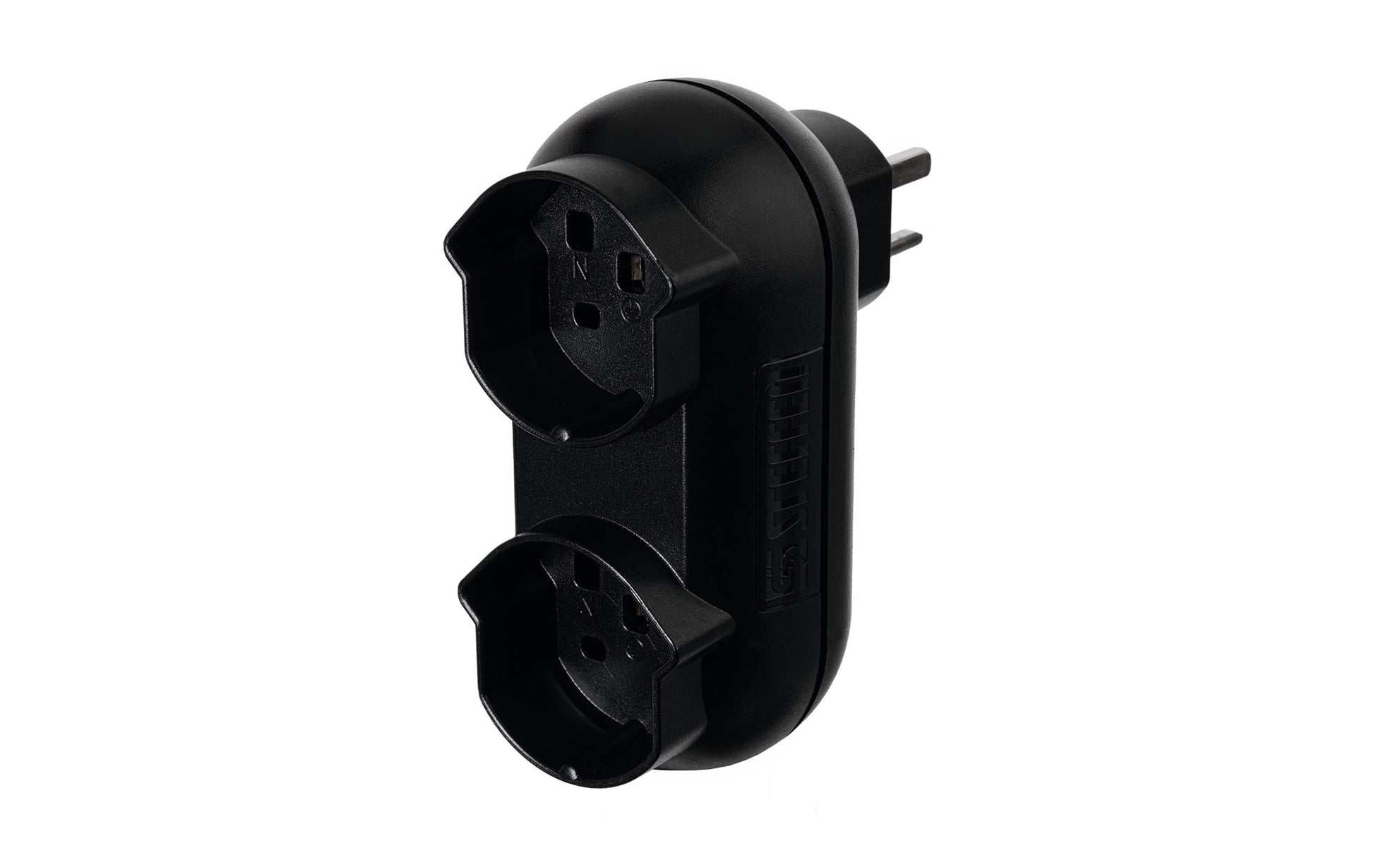 Steffen STRONG Adapterkabel, 2×T25, 0,12 m, Eingang T25, Kunststoffgehäuse – Schwarz