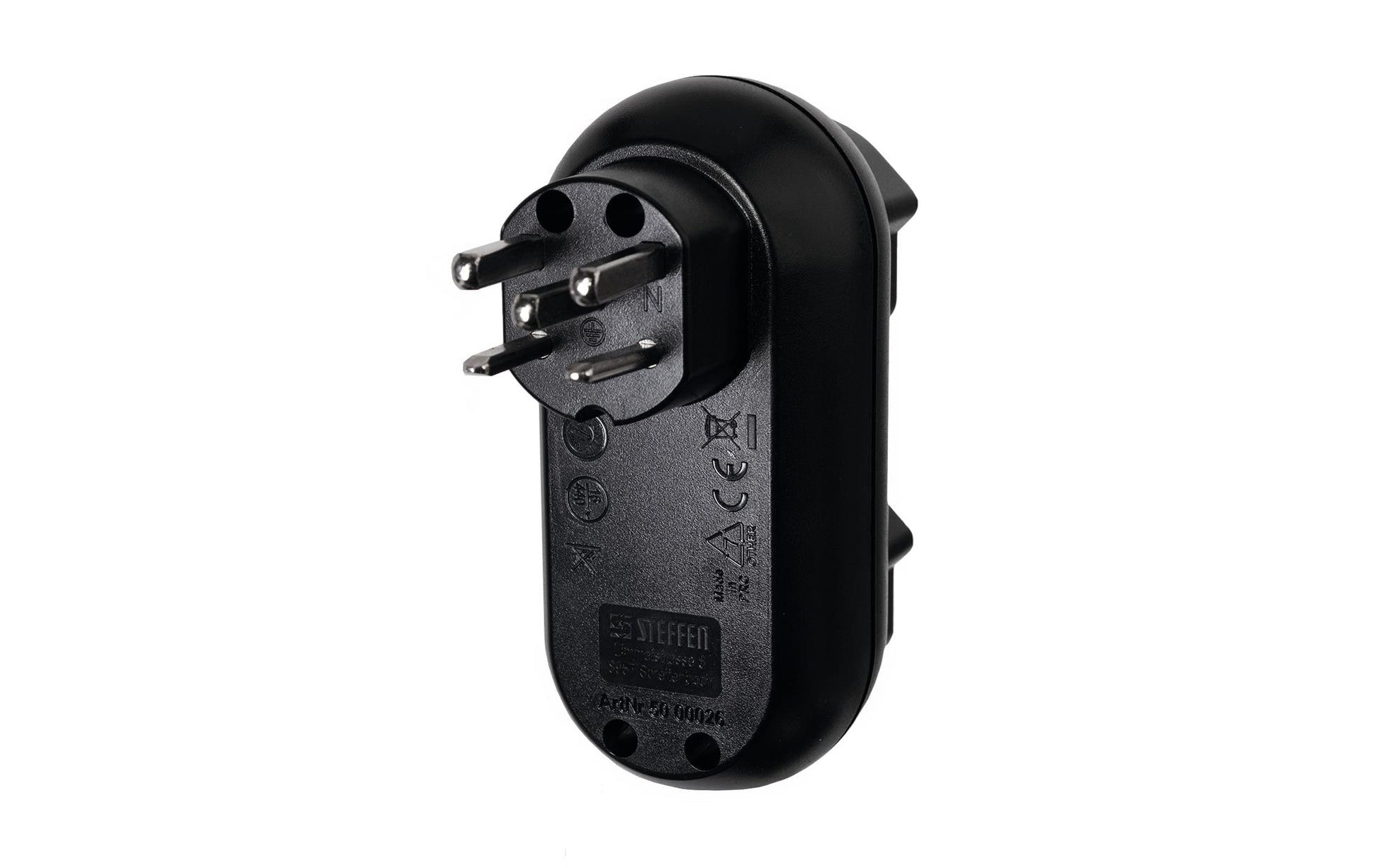 Steffen STRONG Adapterkabel, 2×T25, 0,12 m, Eingang T25, Kunststoffgehäuse – Schwarz
