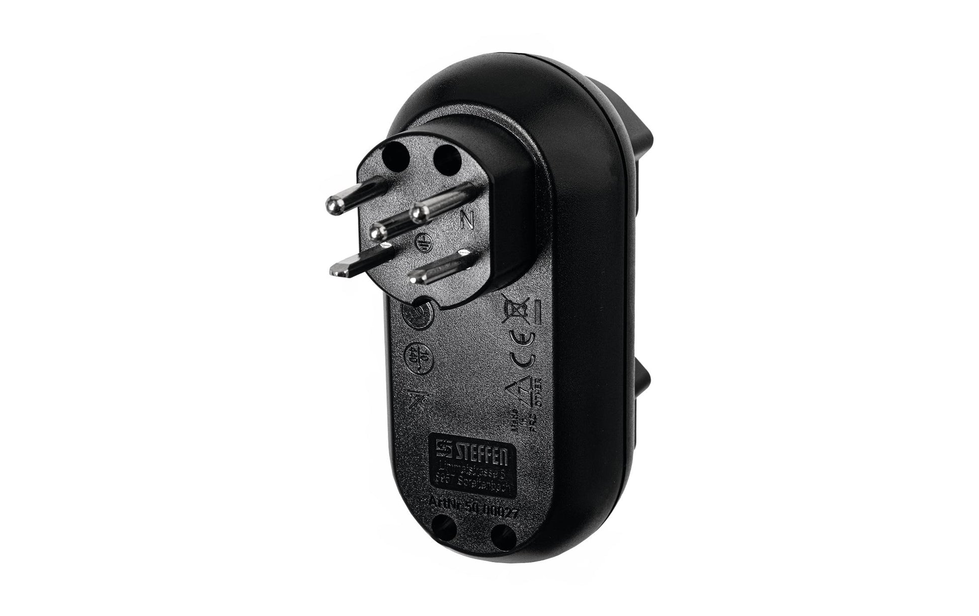 Steffen Adapterkabel, T15 zu 2×T15, 12 cm – schwarz