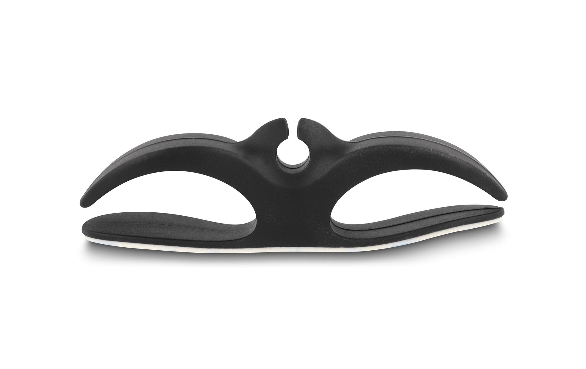 DeLOCK Kabelhalter, 3 Durchführungen, selbstklebend, für Kabel bis Ø 15 mm, 3er-Set – schwarz/grau/weiss