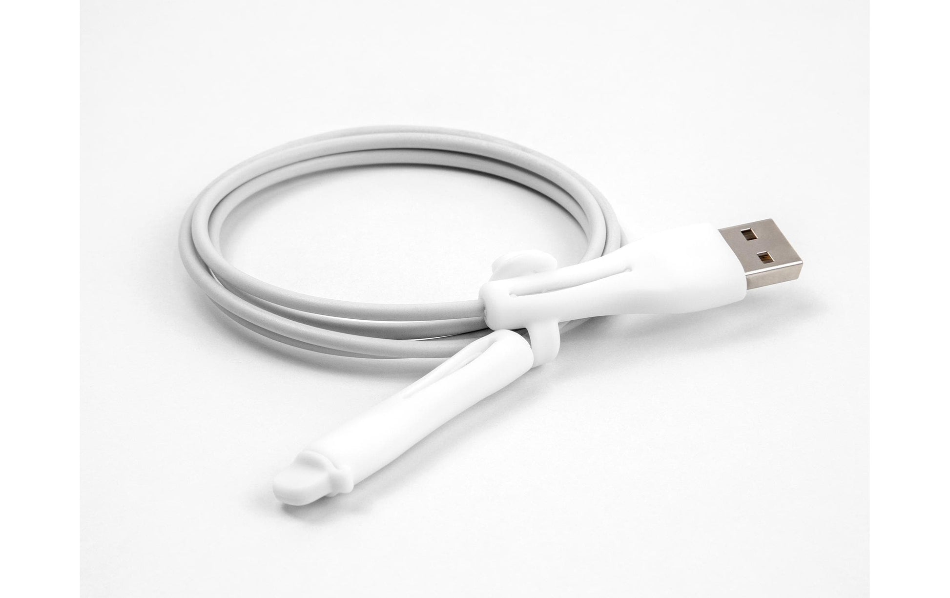 DeLOCK USB-Adapter USB-A auf Lightning – Silikon – Weiss – 2er-Set