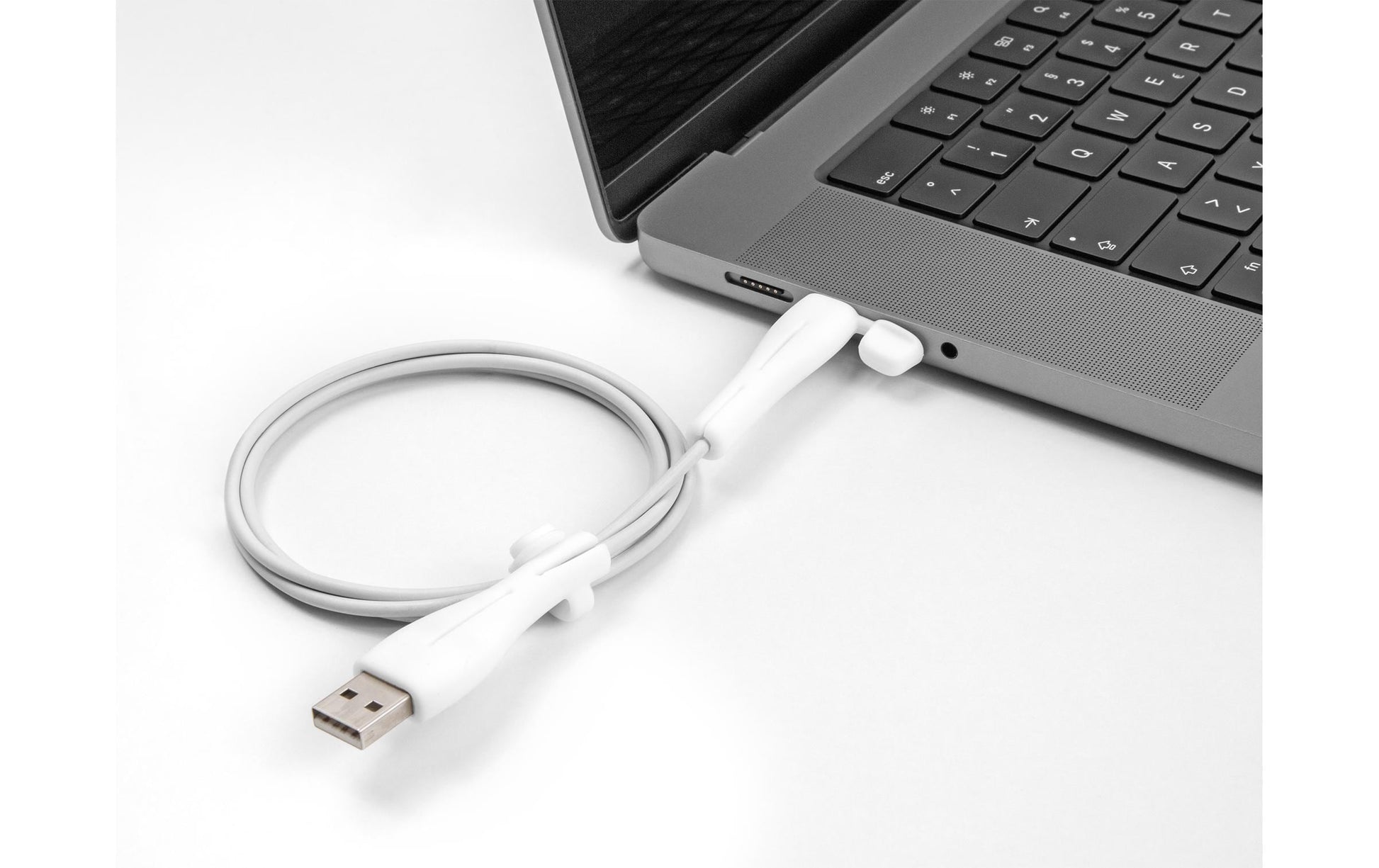 DeLOCK Staubschutz USB-A/USB-C (Stecker) – Silikon – Weiss – 2er-Set