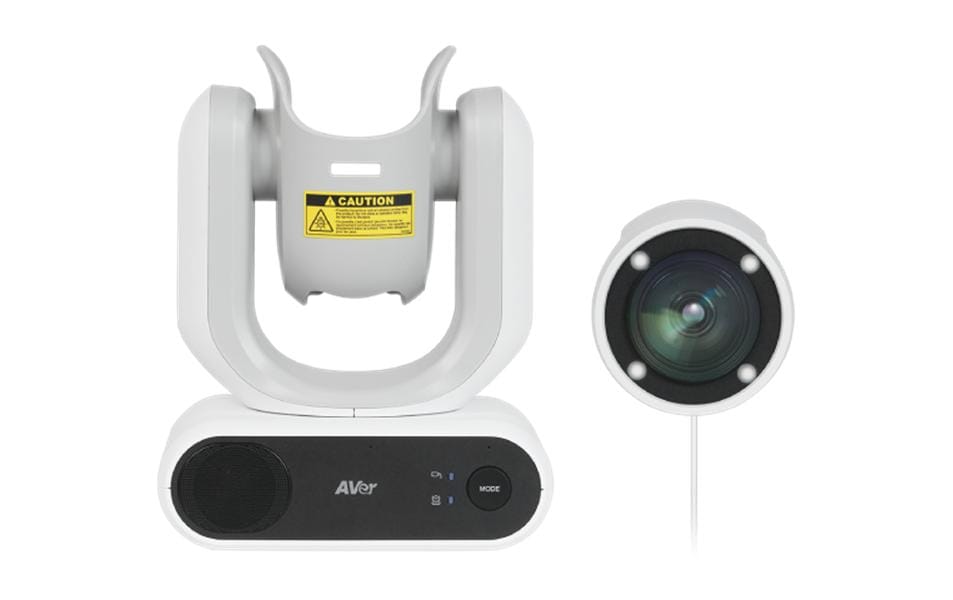 AVerMedia AVer MD330U – PTZ-Konferenzkamera – 4K, 30× optischer Zoom, 75,5° Sichtfeld, Auto Framing, für Microsoft Teams/Google