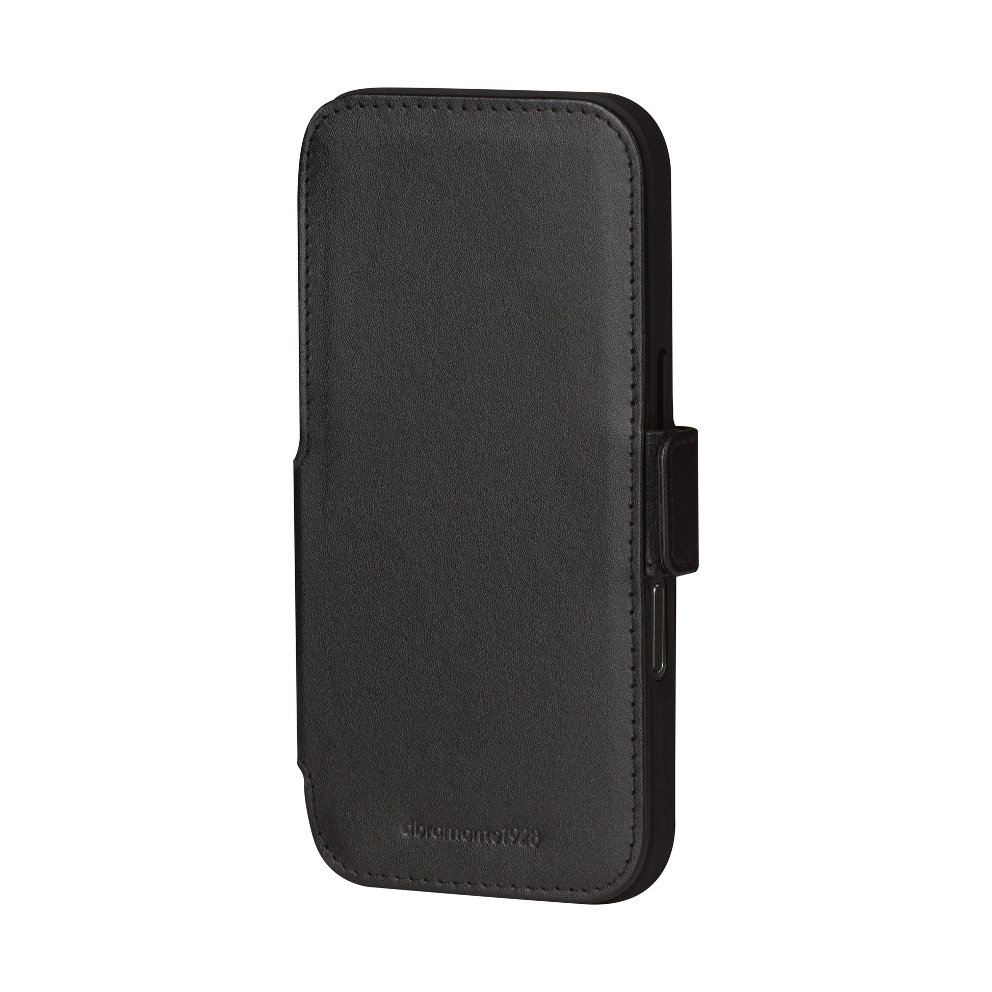 dbramante1928 Copenhagen Wallethülle – für Apple iPhone 17 Pro, mit Ständer, 3 Kartenfächer, Leder, schwarz