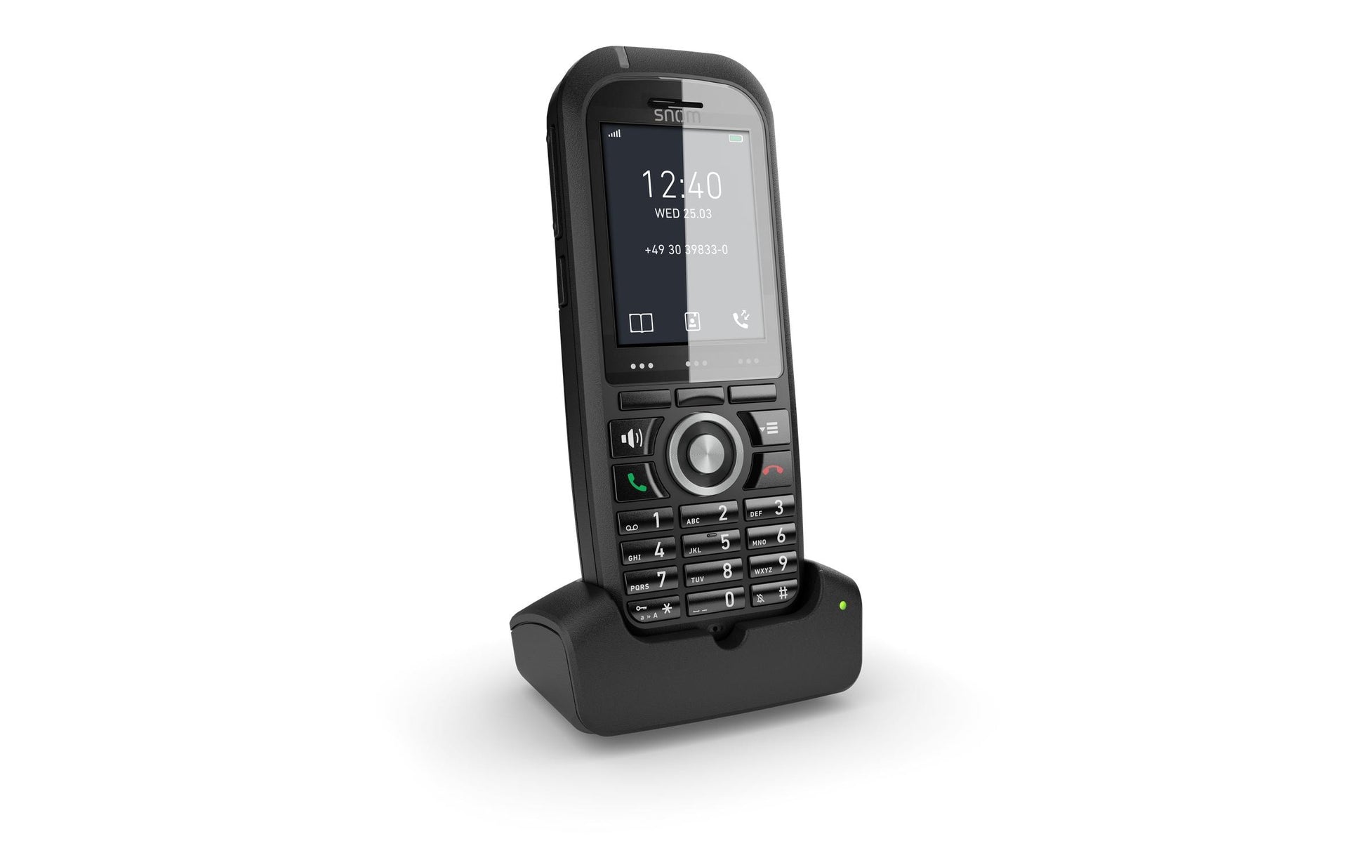 Snom M70 – DECT-Mobilteil, Bluetooth, 3,5 mm Klinke, Schwarz