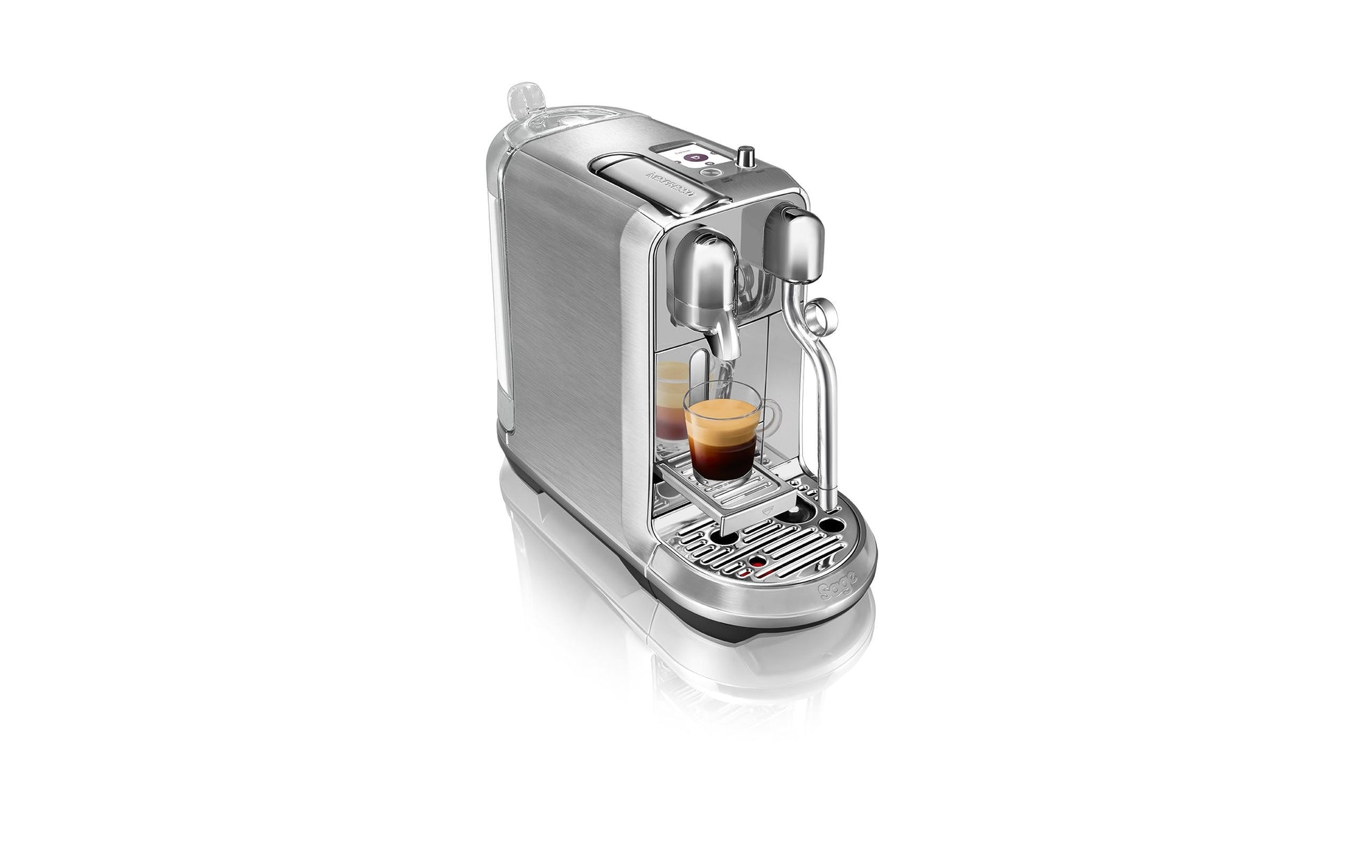 Sage Creatista Plus SNE800BSS4QEU1 Kapselmaschine – für Nespresso, 1,5 l, silber