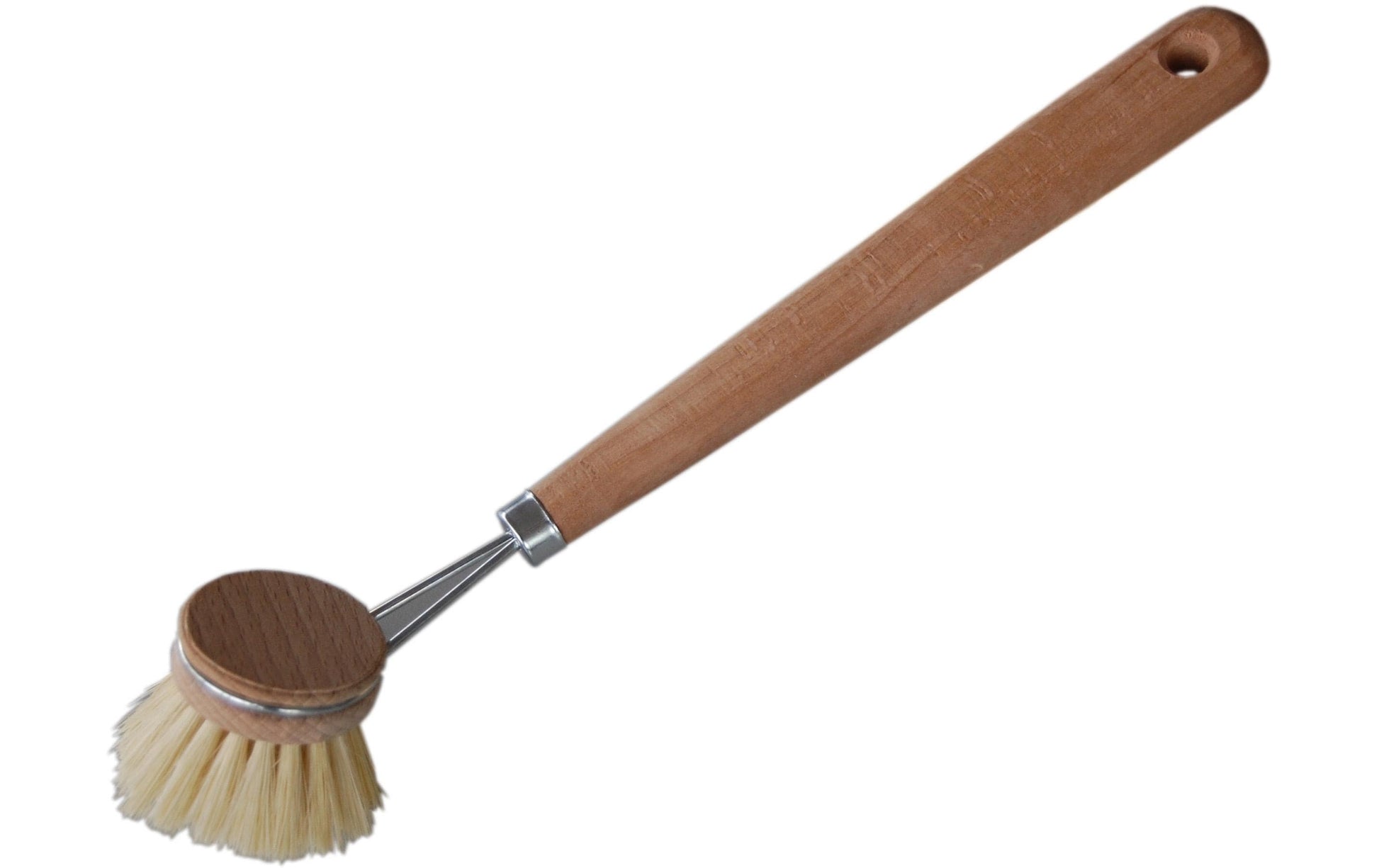 Edi Baur Abwaschbürste Tip – pflanzliche Faser, Buche, 28 cm, hellbraun, FSC