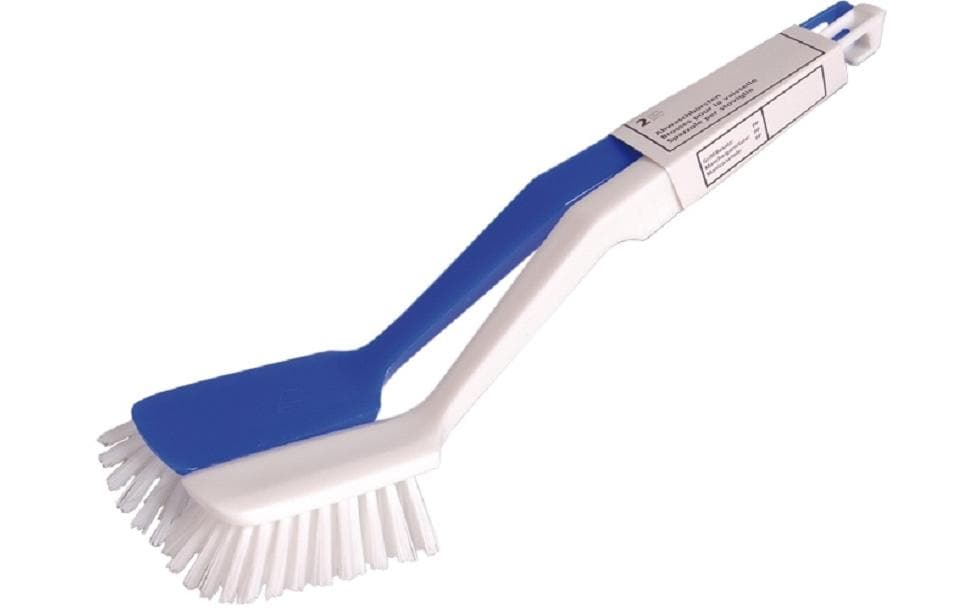 Edi Baur Abwaschbürste – Nylon, Polypropylen (PP), 27 cm, blau, spülmaschinenfest, 2er-Set