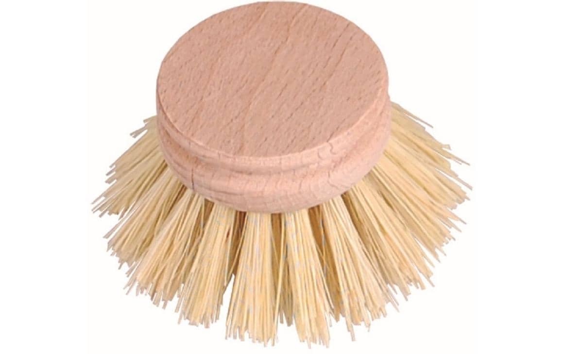 Edi Baur Ersatzköpfe – pflanzliche Faser, Buche, 6×6×4 cm, hellbraun, 2er-Set