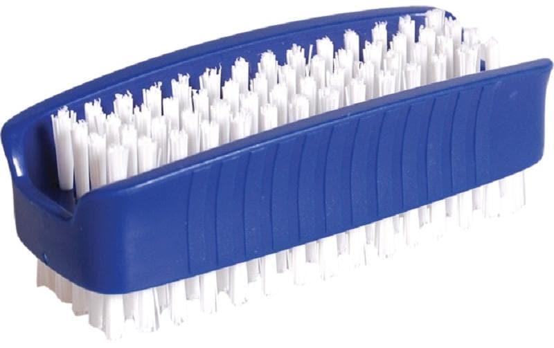 Edi Baur Scheuerbürste – Nylon, Polypropylen (PP), 9×4×3 cm, blau, spülmaschinenfest