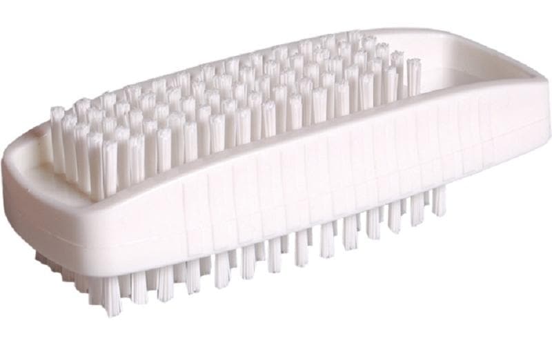 Edi Baur Scheuerbürste – Nylon, Polypropylen (PP), 10,5×4×3 cm, weiss, spülmaschinenfest