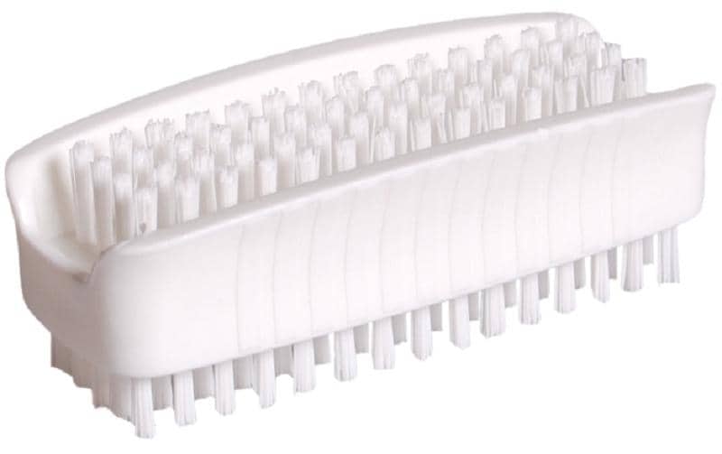 Edi Baur Scheuerbürste – Nylon, Polypropylen (PP), 9×4×3 cm, weiss, spülmaschinenfest