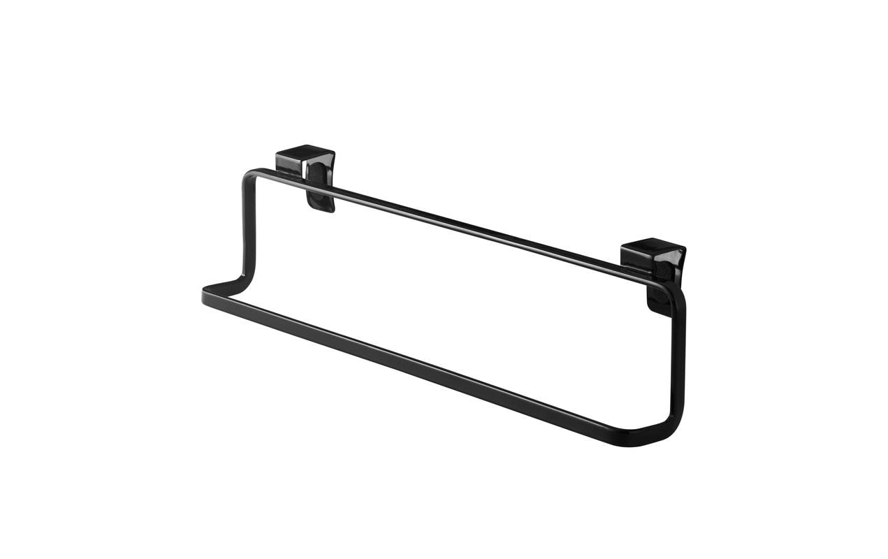 Yamazaki Handtuchhalter – 30×6,5×8 cm, Stahl, Haken, Schwarz