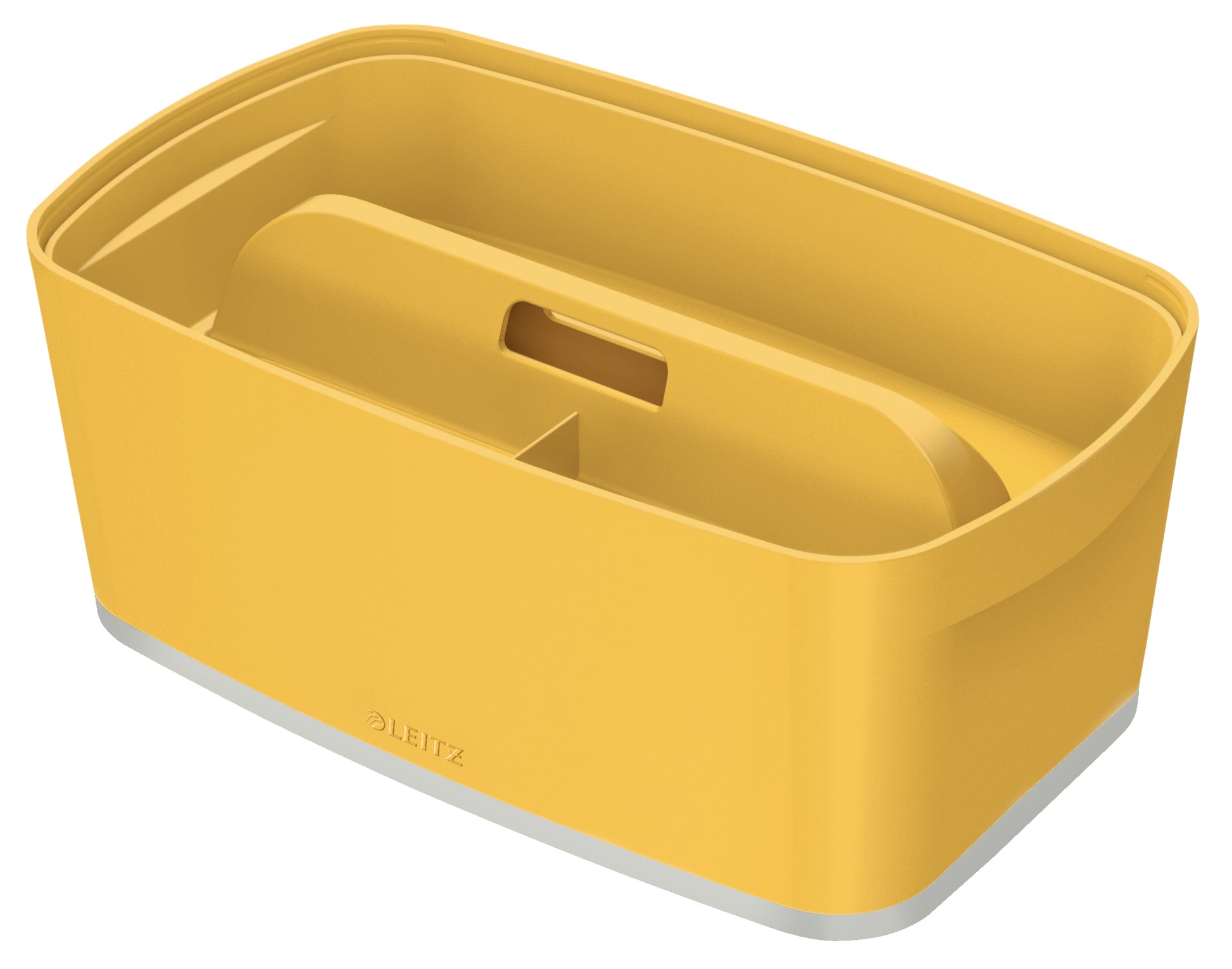 Leitz Aufbewahrungsbox – 5 l, mit Deckel, Gelb, Polystyrol (PS), B 318 × H 128 × T 191 mm