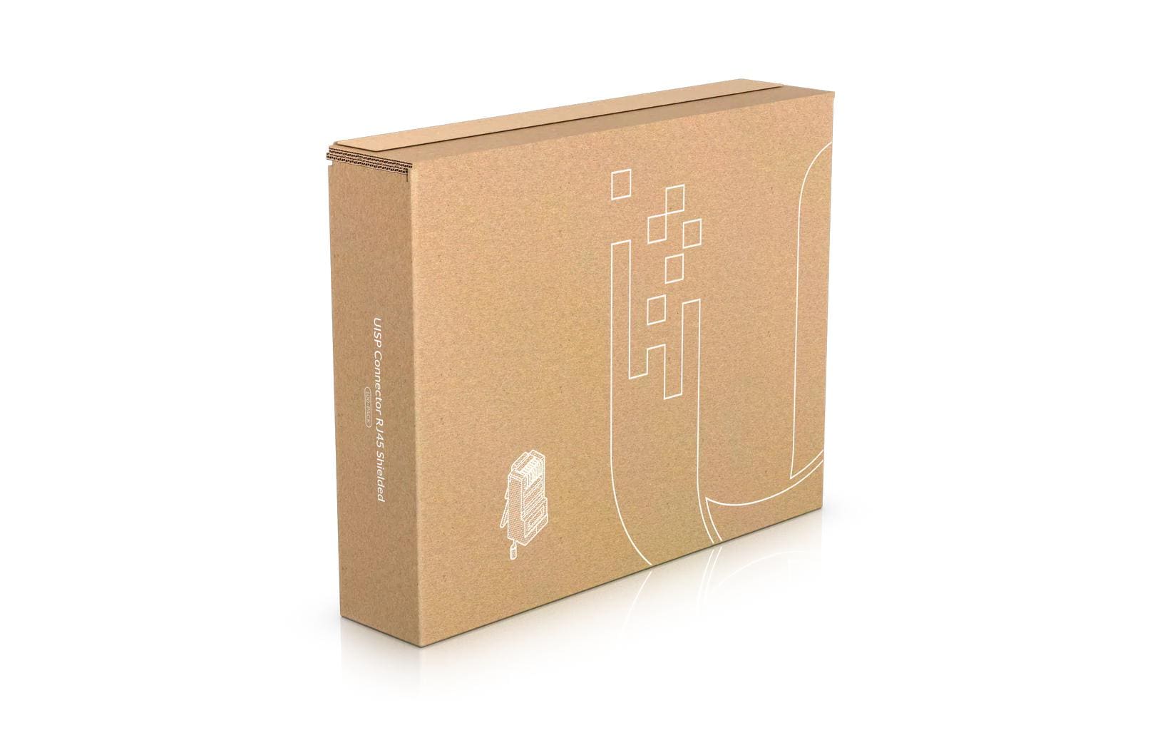 Ubiquiti RJ-45-Stecker – männlich, Silber, 100 Stück