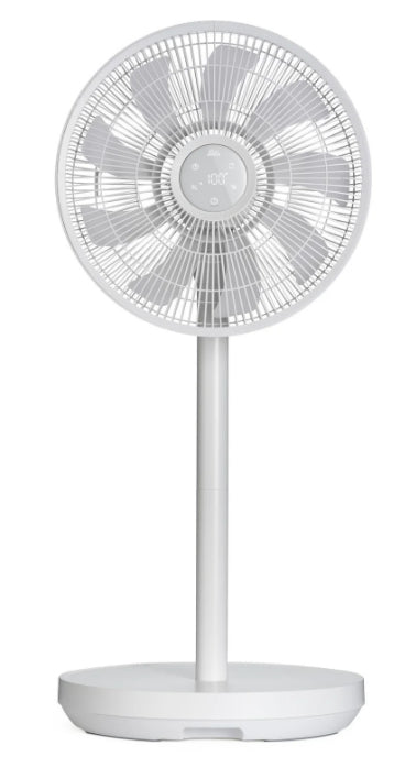 Solis Duo Fan Standventilator – 38 cm, 12 Stufen, oszillierend, Fernbedienung, 23,4 W, 55 dB, Weiss