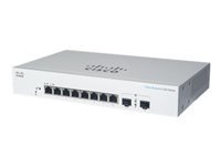 Cisco CBS220-8FP-E-2G-EU – Managed Switch – 8×GbE, 2×SFP, L2, PoE+ 130 W, 1U