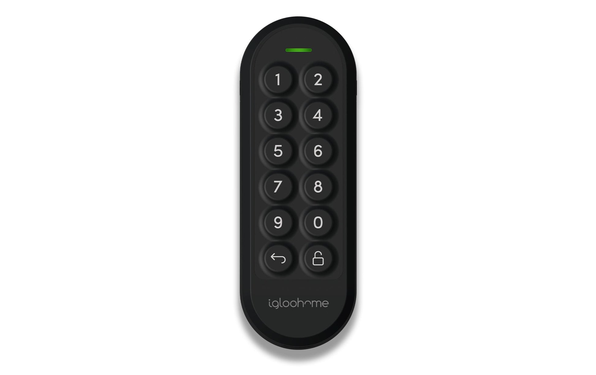 igloohome Tastatur Zugangskontrollleser – Tastenfeld, BT, IP66, Aussen, Wand, Batteriebetrieb, 35×38×100 mm