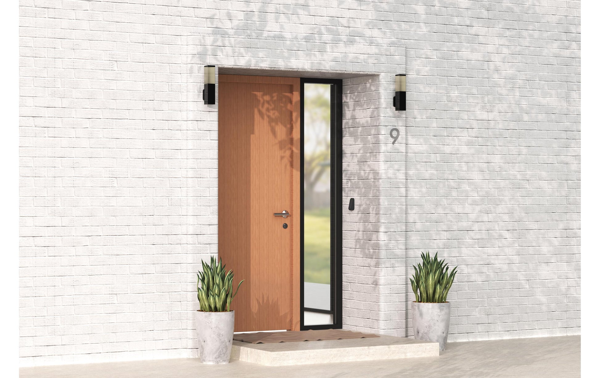 igloohome Tastatur Zugangskontrollleser – Tastenfeld, BT, IP66, Aussen, Wand, Batteriebetrieb, 35×38×100 mm