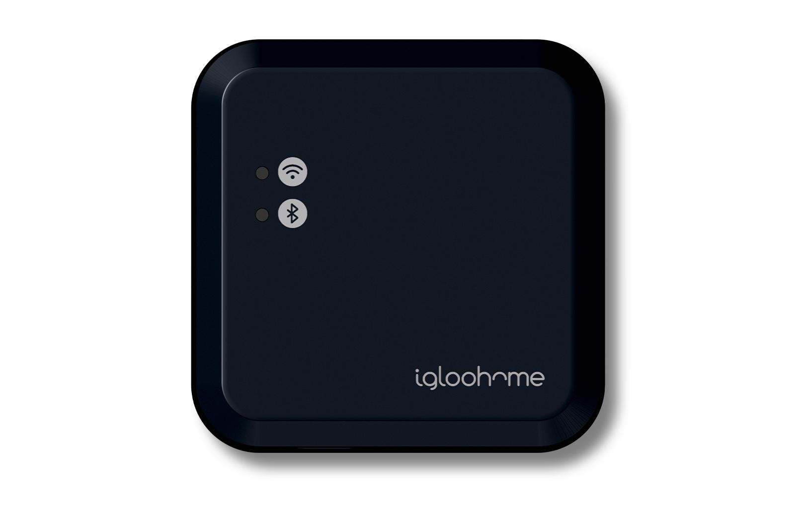 igloohome EB1 Zutrittscontroller – BT, WLAN 2,4 GHz, Schwarz, für Deadbolt 2S, Keybox 3, Mortise-Serie