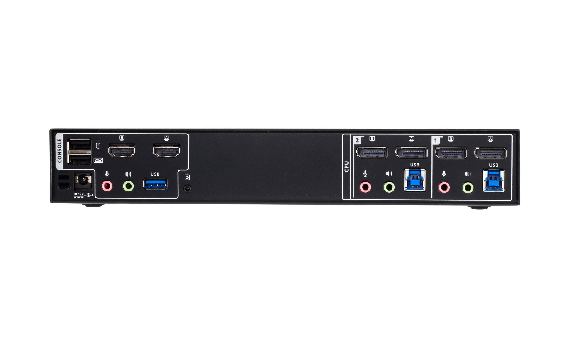ATEN CM1942 – KVM-Switch 2×1, DisplayPort/HDMI/USB 3.2 Gen 1, 4K (4096 × 2160), 5 Gbit/s, HDCP