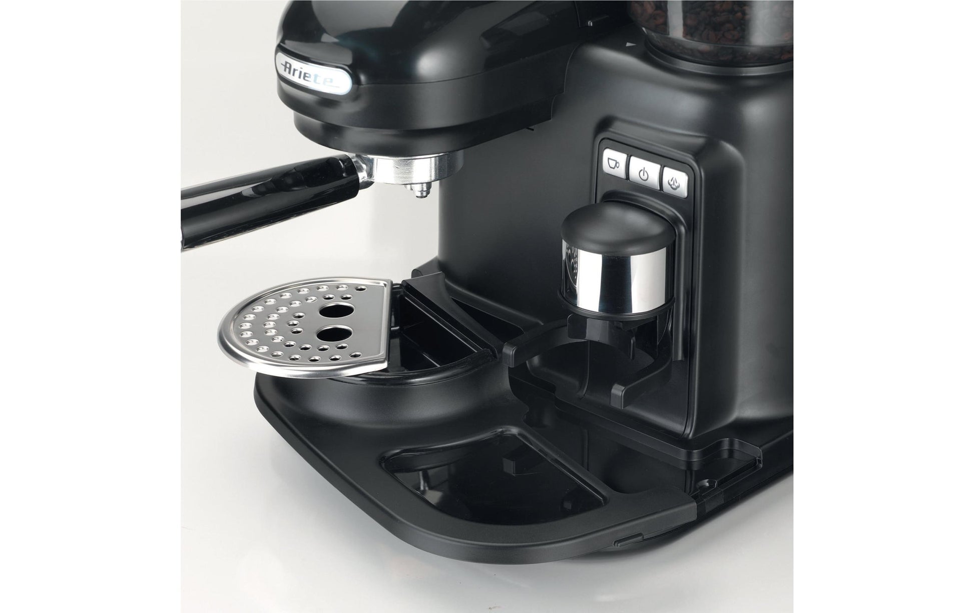Ariete Espressomaschine ARI-1318-MOD-BK – 0,8 l Wassertank, 15 bar, 1080 W – Schwarz