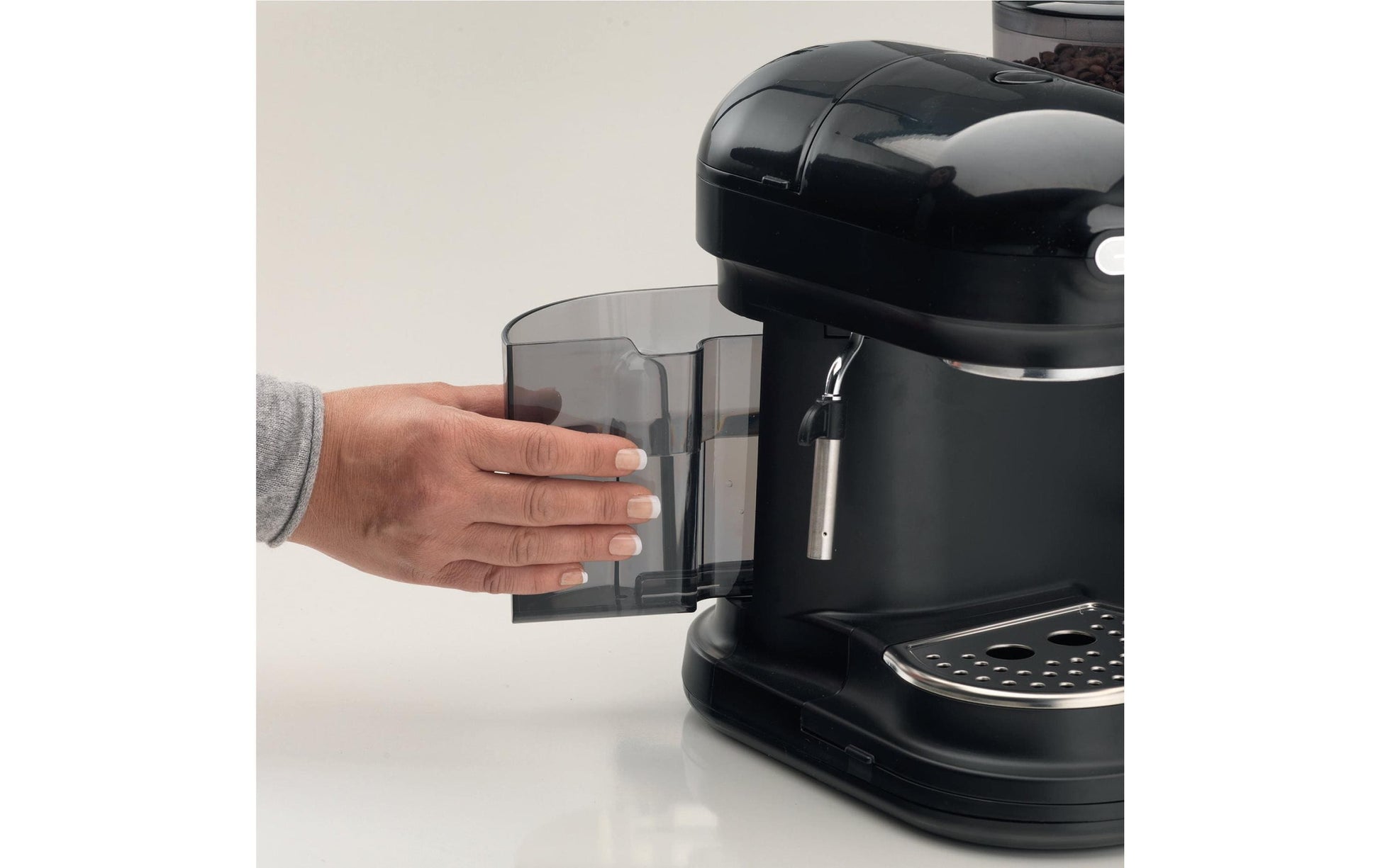 Ariete Espressomaschine ARI-1318-MOD-BK – 0,8 l Wassertank, 15 bar, 1080 W – Schwarz