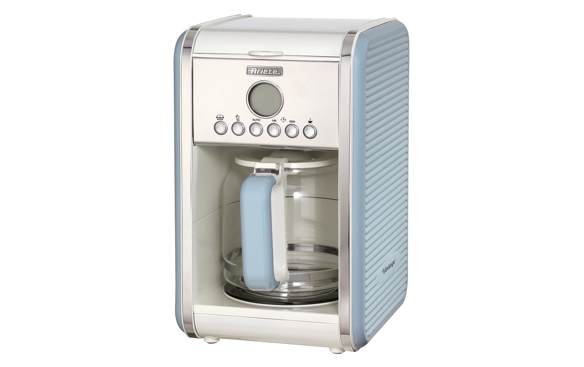Ariete Filterkaffeemaschine 1342/03 – 12 Tassen, 1,5 l Wassertank, 1100 W – Blau