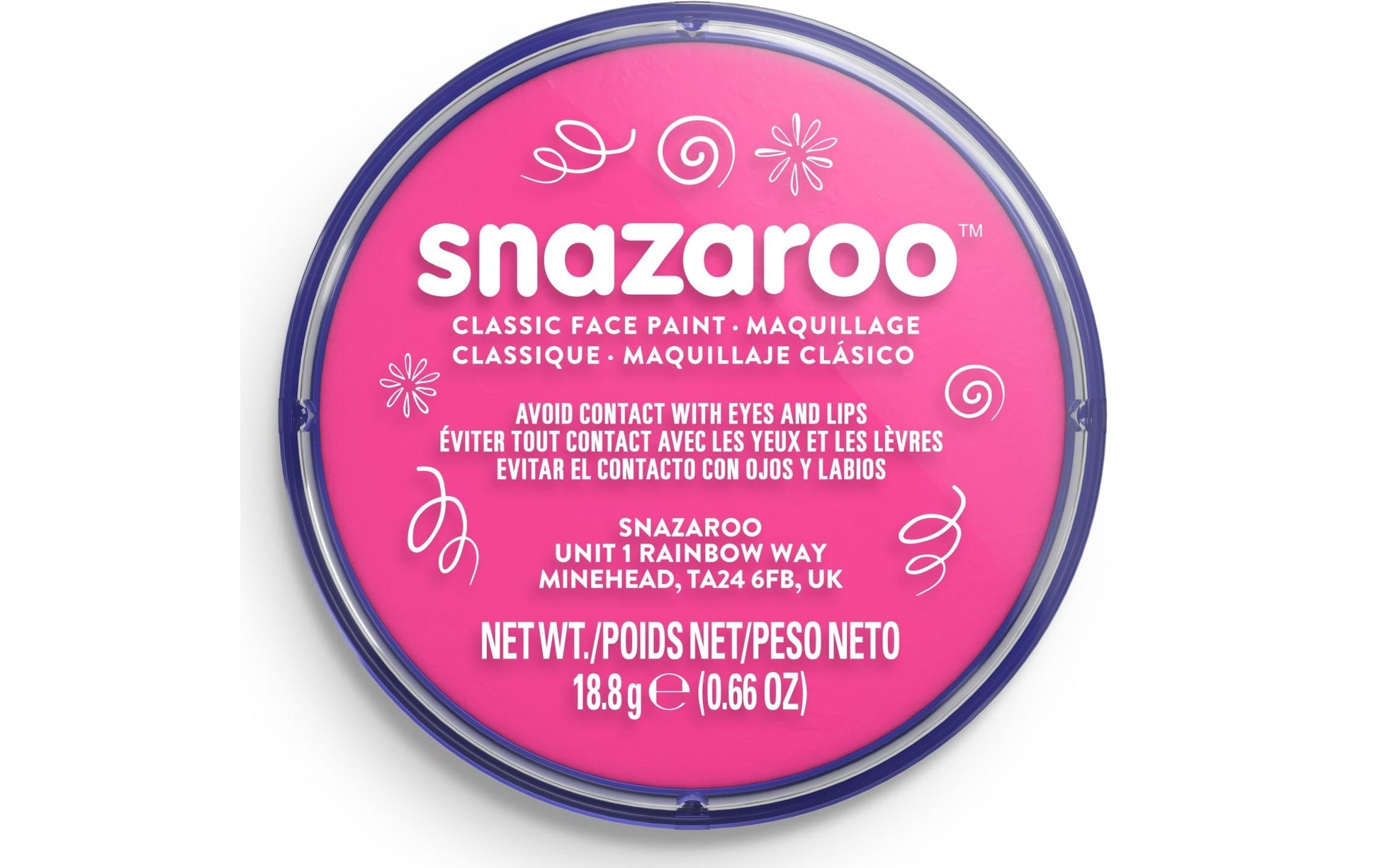 Snazaroo Schminkfarbe – Hellrosa – 18 ml