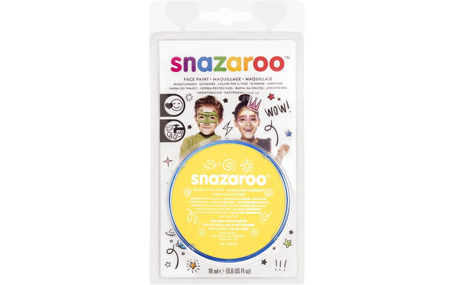Snazaroo Schminkfarbe Leuchtgelb – 18 ml