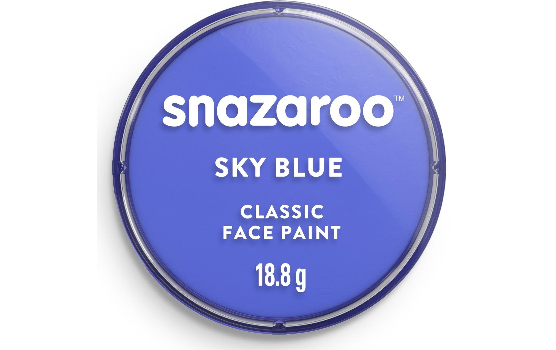 Snazaroo Schminkfarbe – für sensible Haut, wasserbasiert – 18 ml – Himmelblau