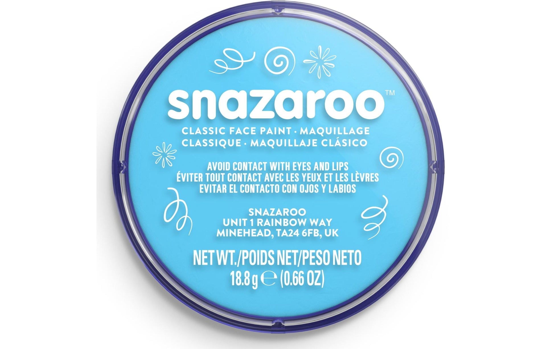 Snazaroo Schminkfarbe – türkis – 18 ml