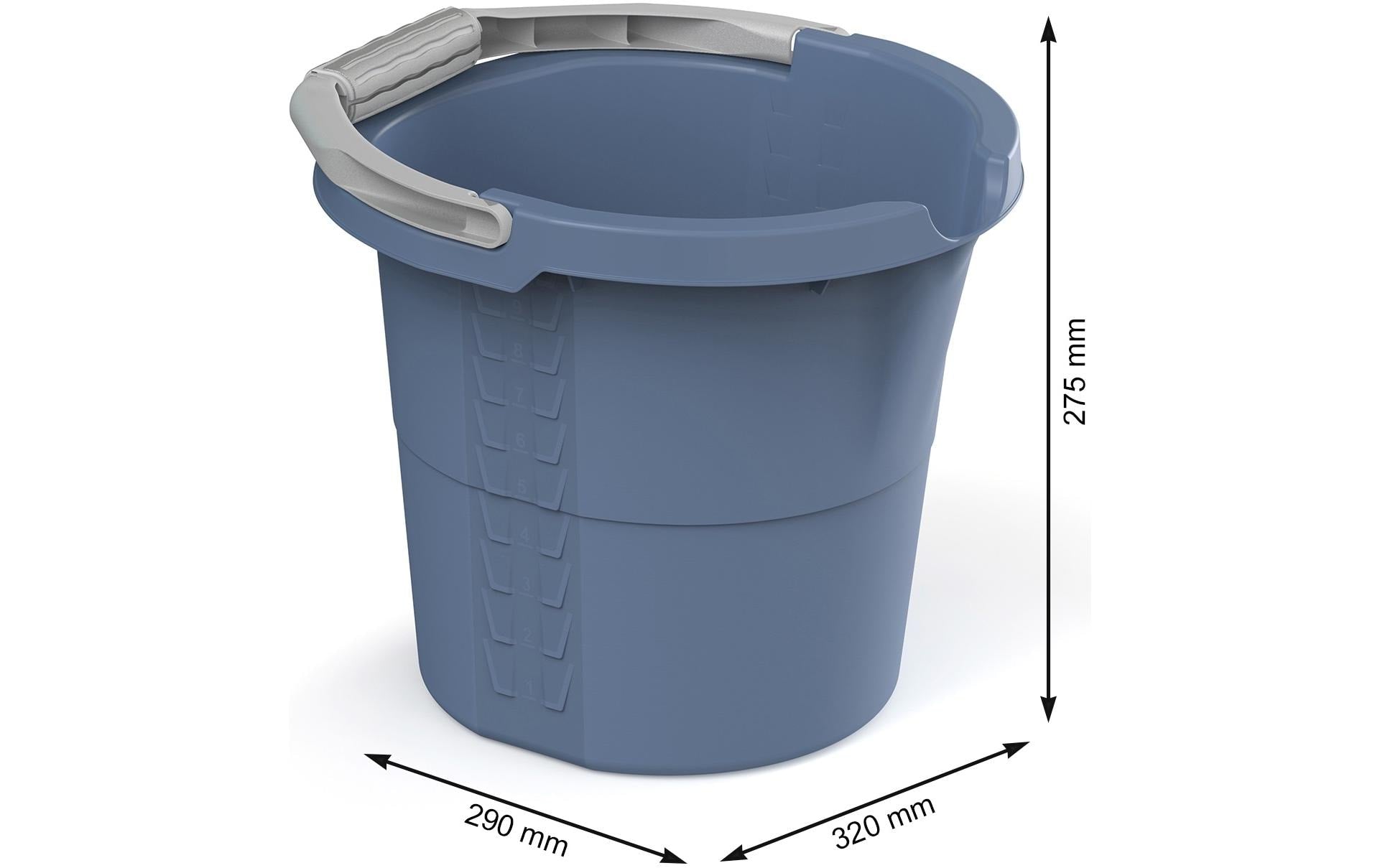 Rotho Putzeimer – 12000 ml, horizon blau