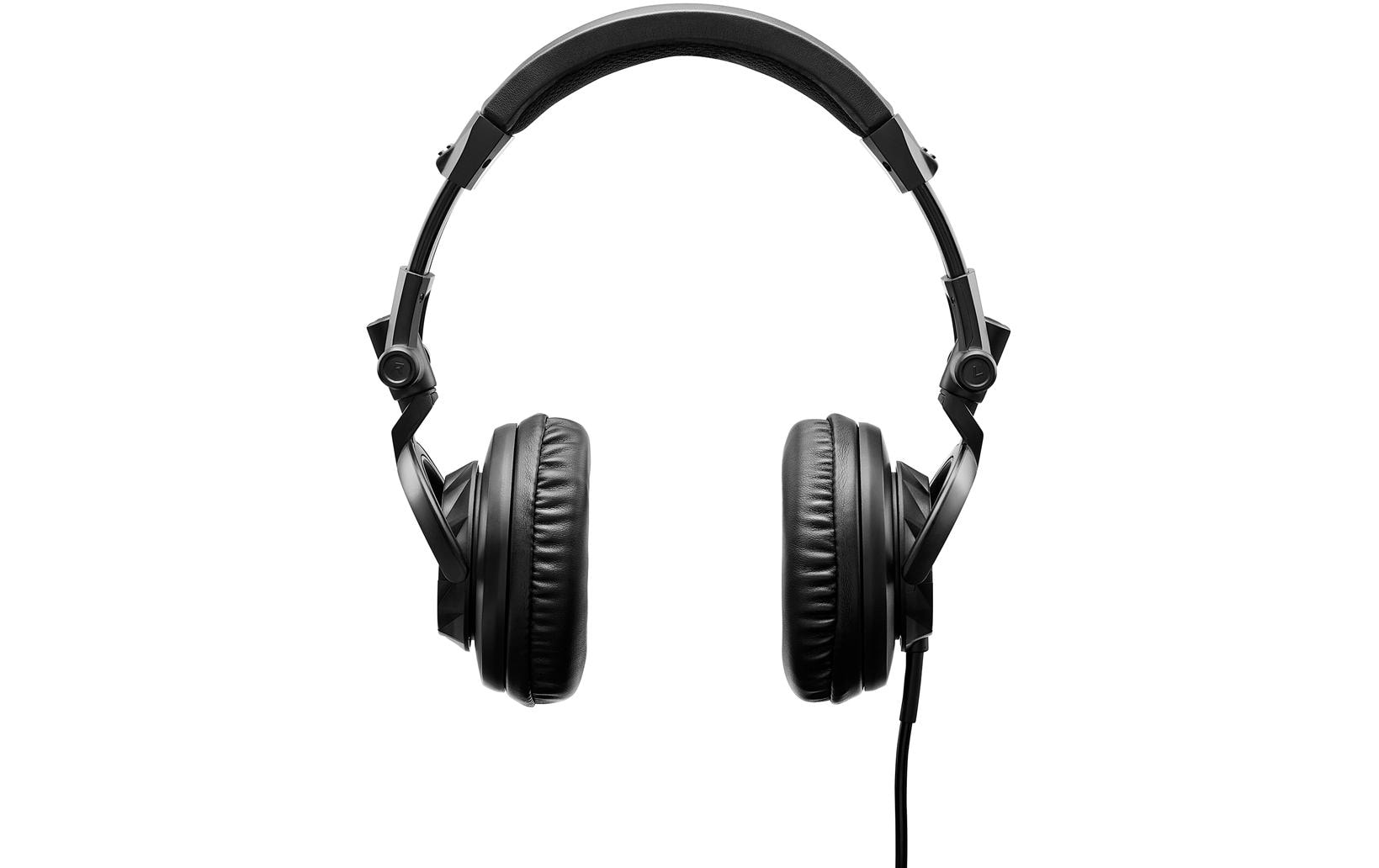 Hercules HDP DJ45 DJ-Kopfhörer – Over-Ear, Kabelgebunden, 3,5 mm Klinke, Schwarz
