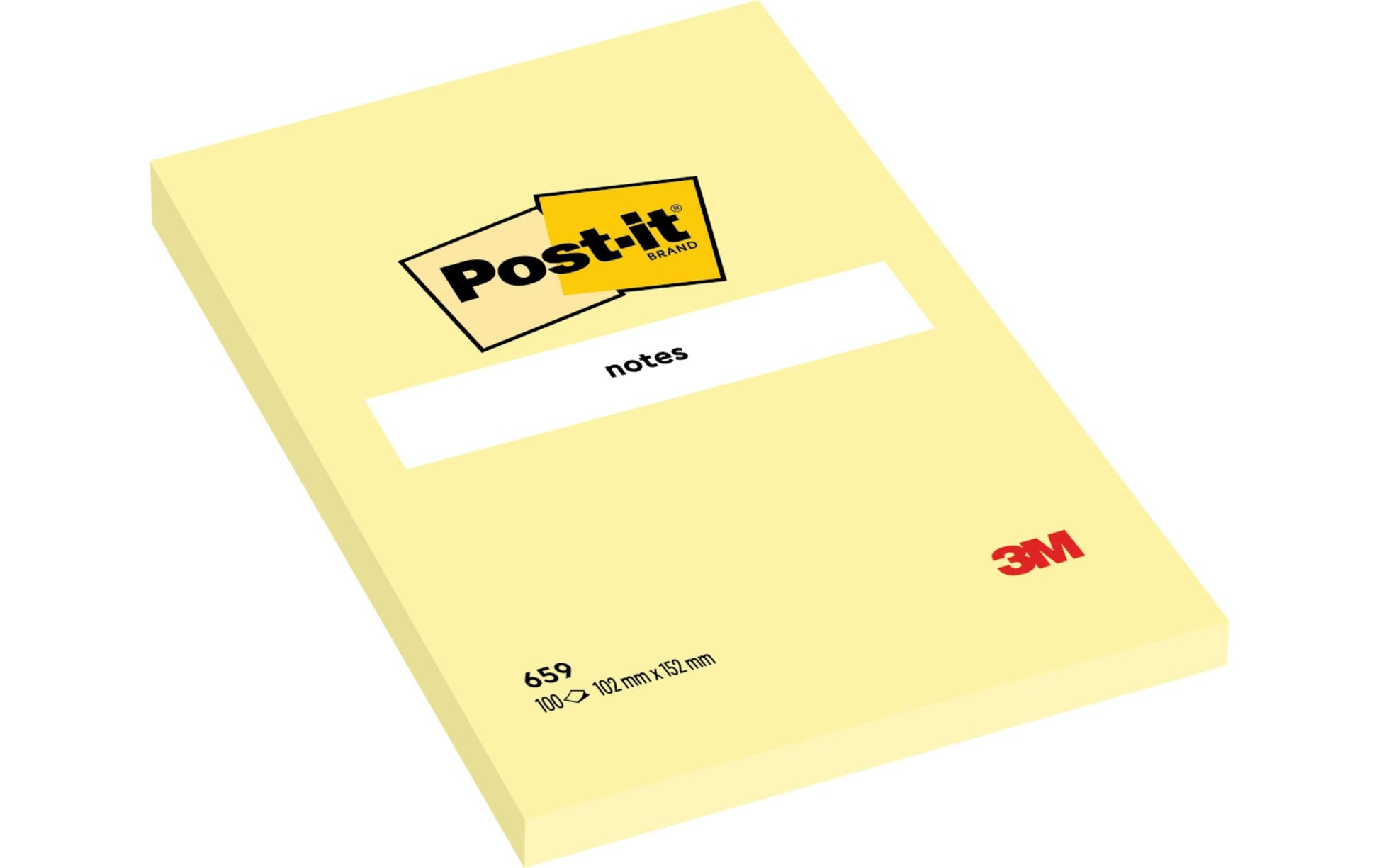 Post-it Haftnotizen – 152×102 mm – gelb, 100 Blatt, PEFC