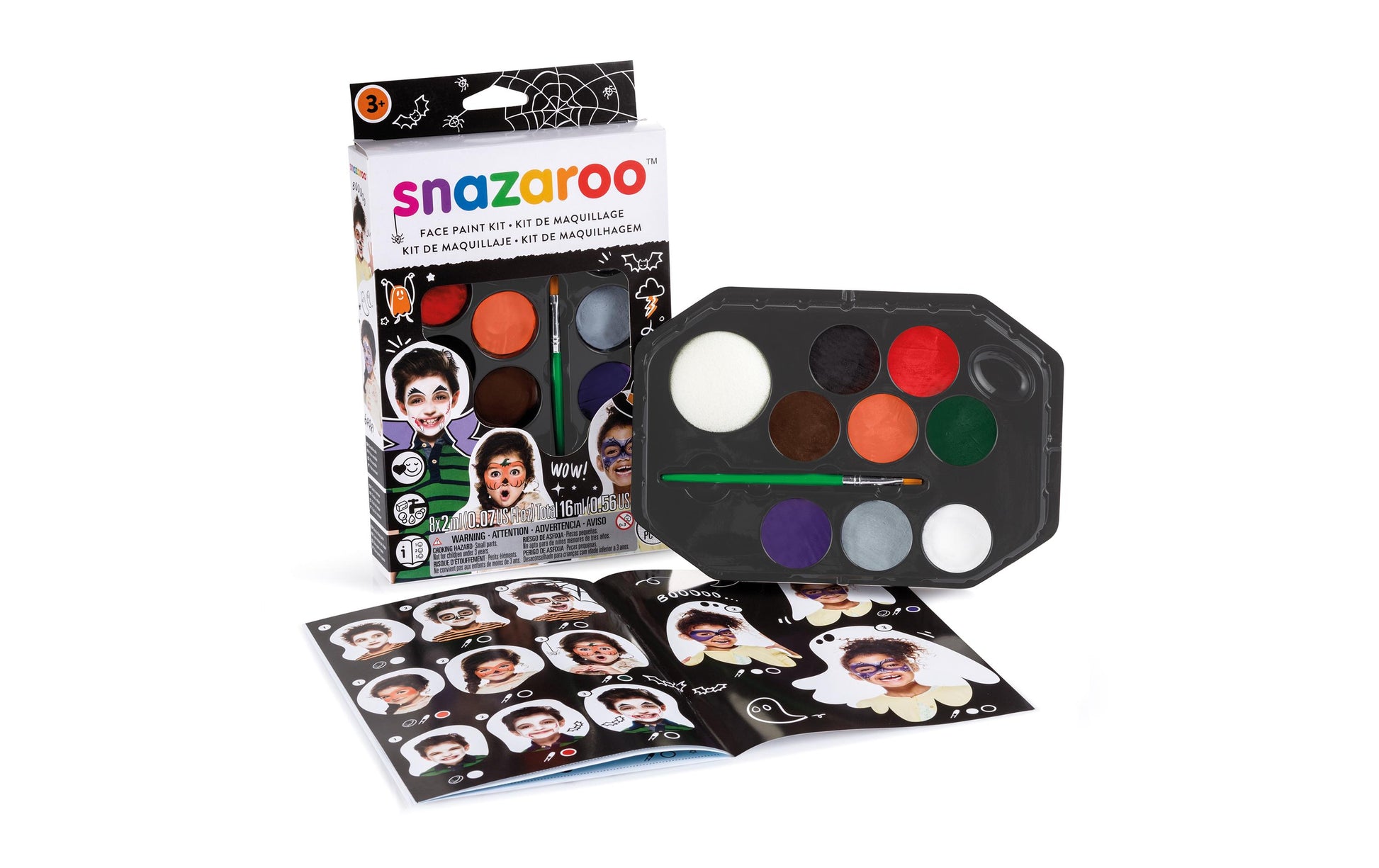 Snazaroo Schminkpalette Halloween – 8 Farben