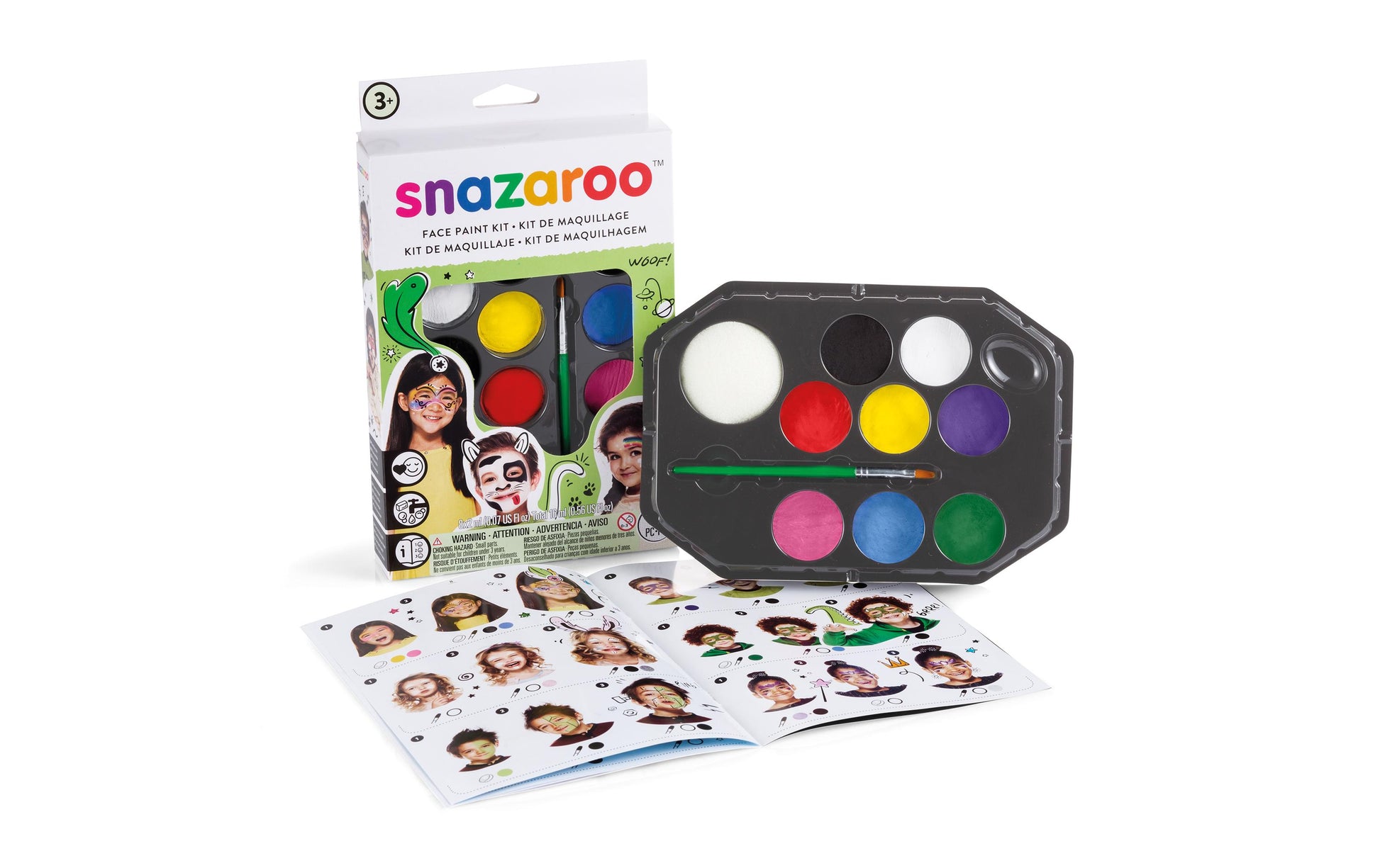 Snazaroo Schminkpalette – 8 Farben