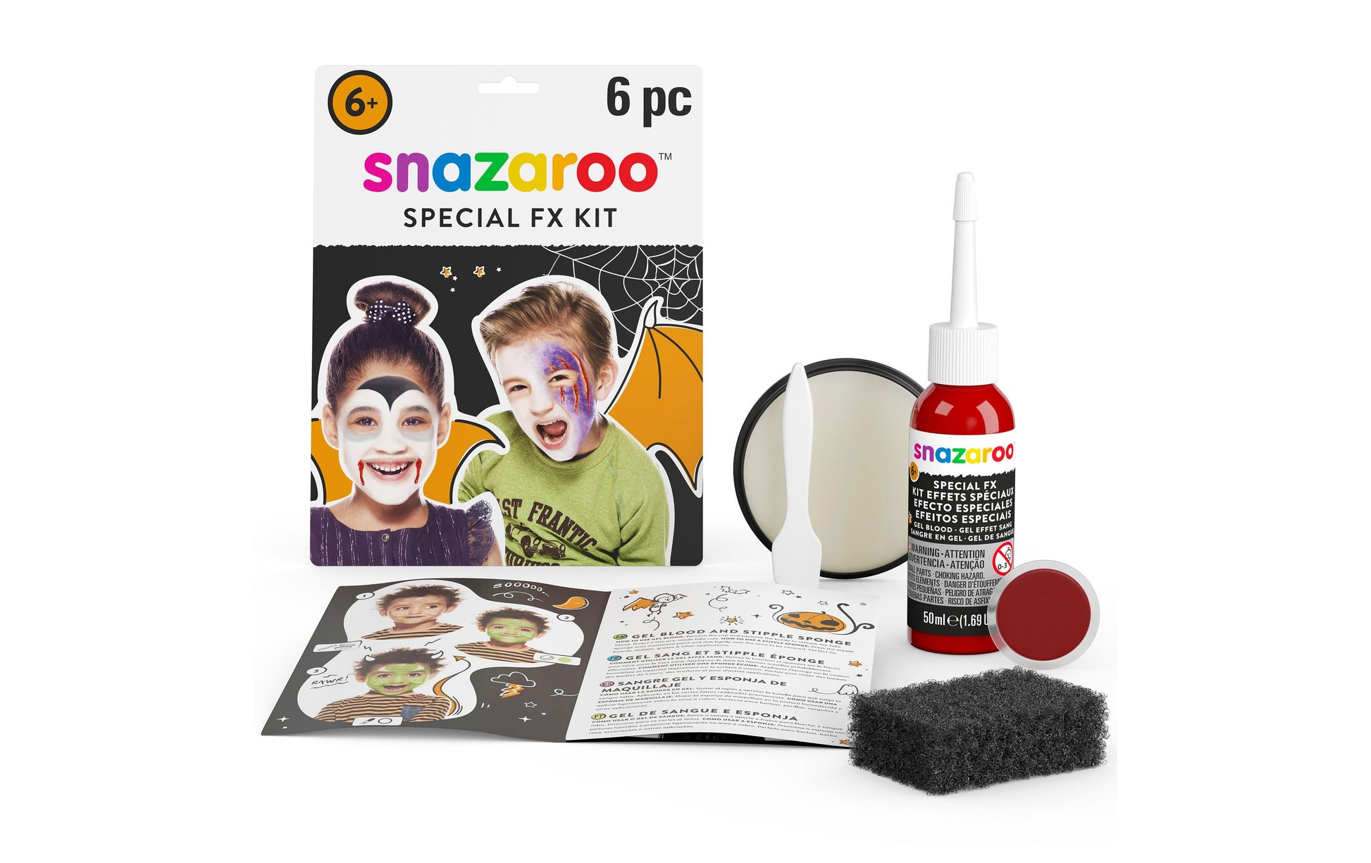 Snazaroo Special-Effects-Schminkset – für Kinder, wasserbasiert