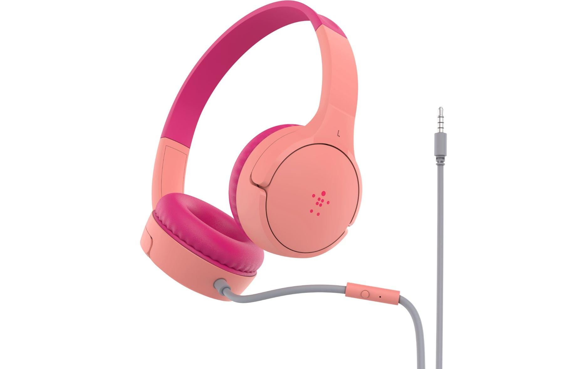 Belkin SoundForm Mini – On-Ear Kopfhörer – kabelgebunden – Pink