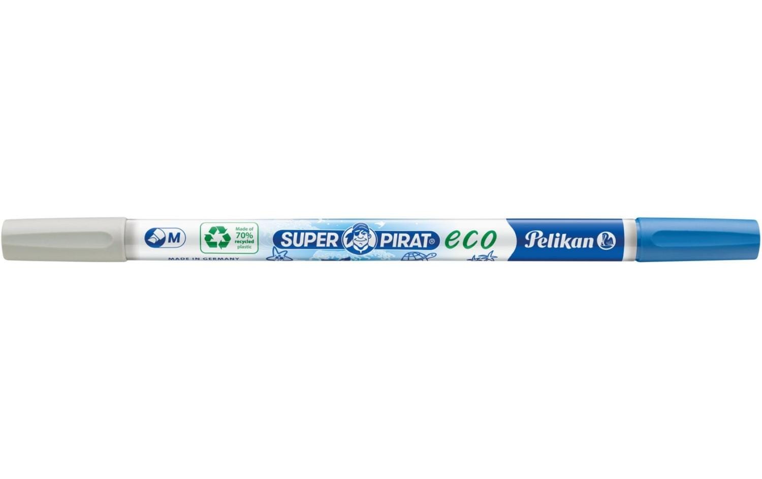 Pelikan Tintenlöscher Super Pirat – Keil – Blau – Blister 2 Stk.
