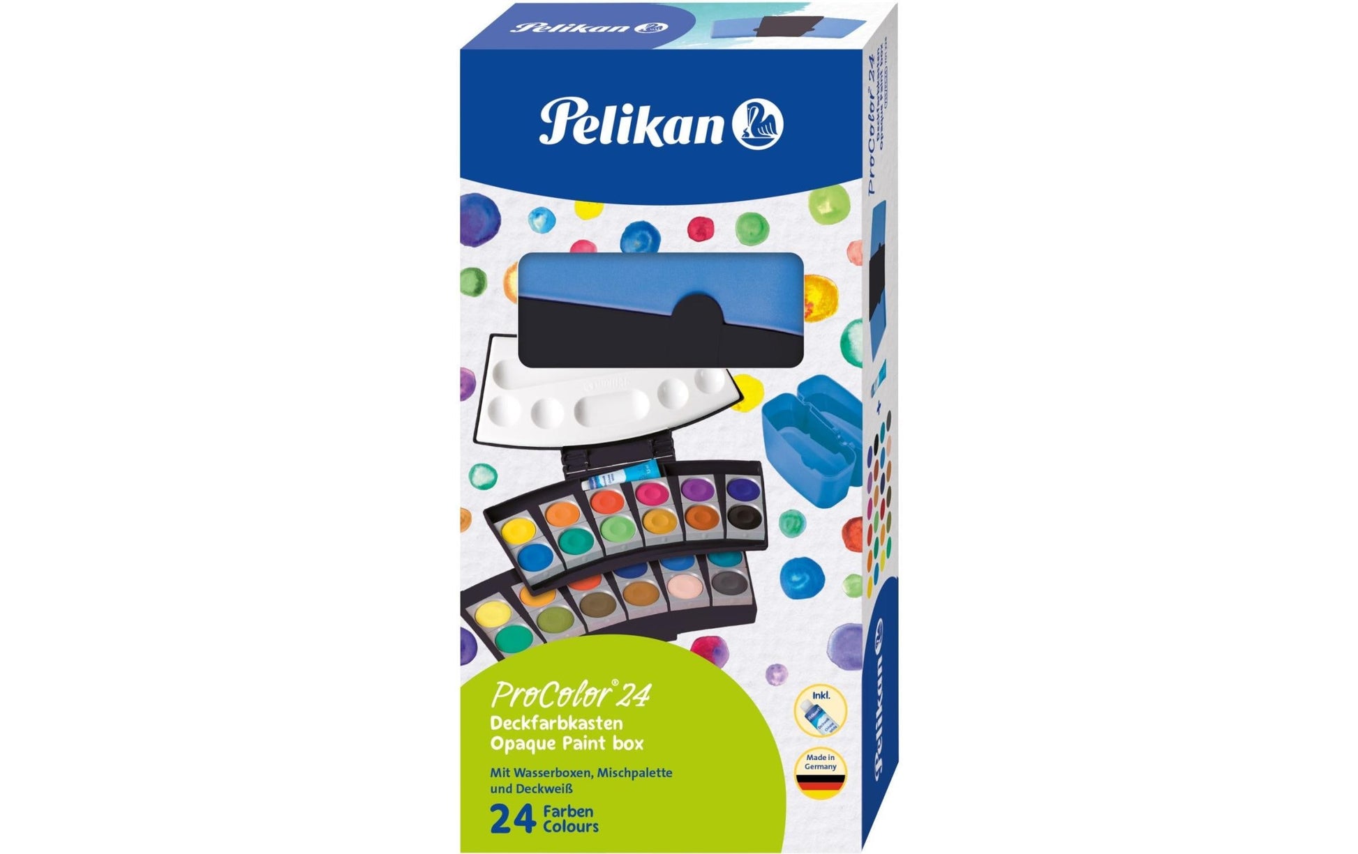 Pelikan Deckfarbkasten – 24 Farben – deckend