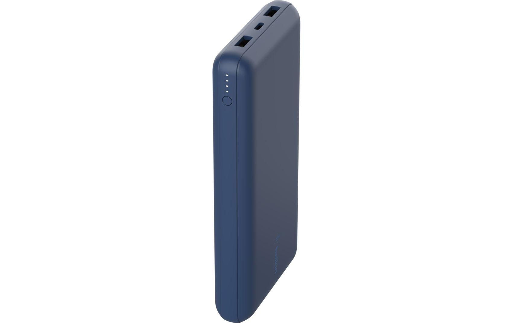 Belkin Powerbank 20000 mAh, 15 W, USB-A, USB-C, Blau