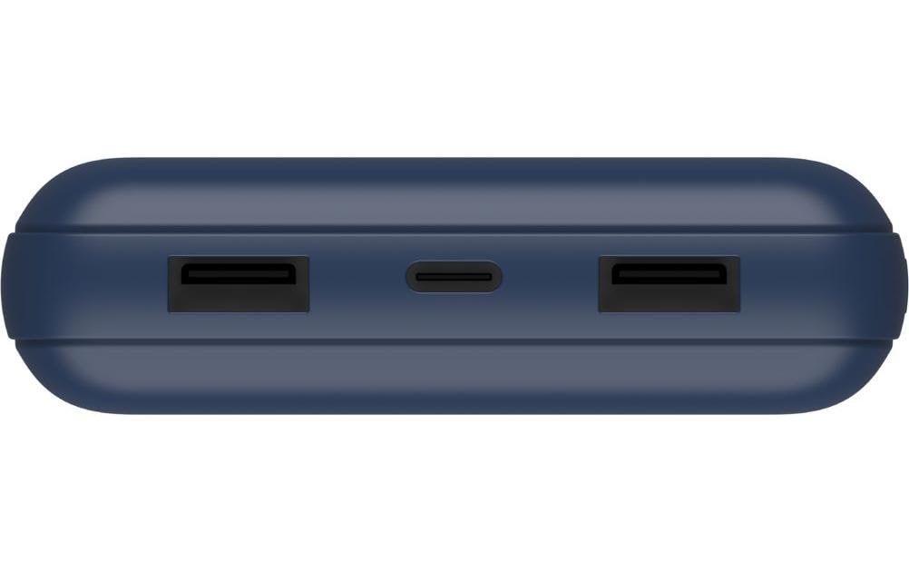Belkin Powerbank 20000 mAh, 15 W, USB-A, USB-C, Blau
