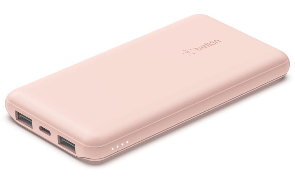 Belkin Powerbank 10000 mAh, USB-A, USB-C, Rosa