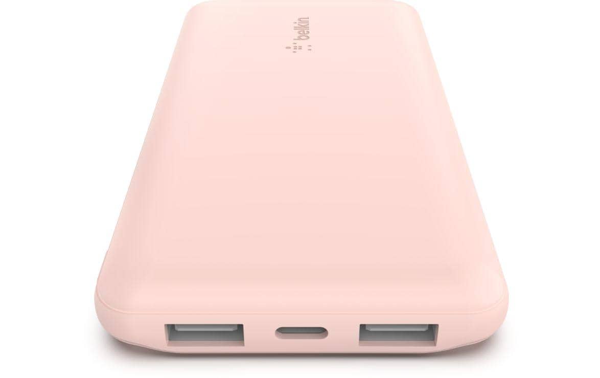 Belkin Powerbank 10000 mAh, USB-A, USB-C, Rosa