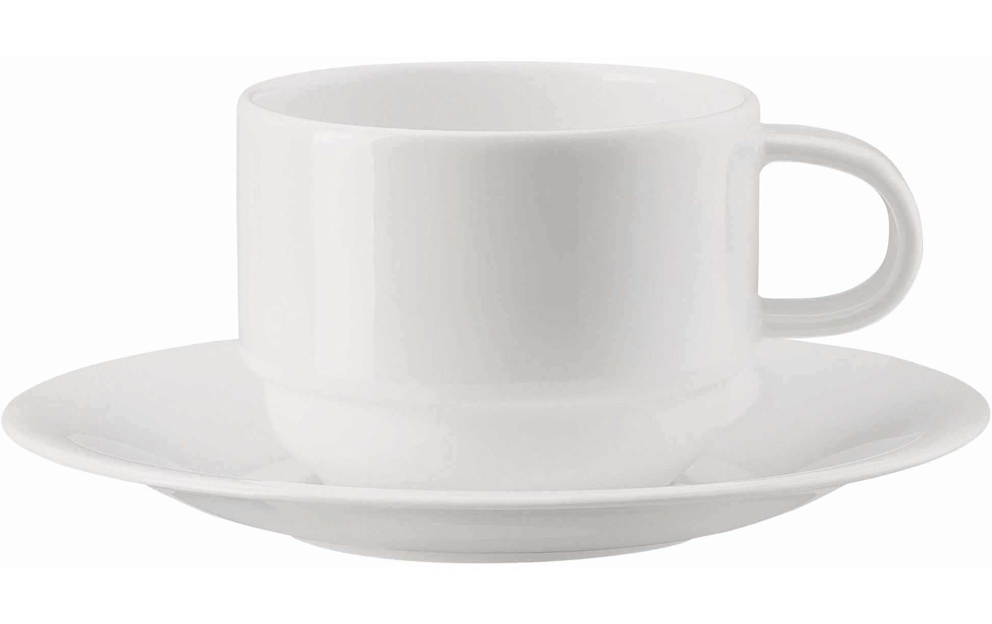 Arthur Krupp Neve Kaffeetasse – 6er Set, 220 ml, Ø 8,5 cm, Porzellan, Weiss, spülmaschinenfest
