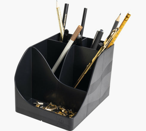 Exacompta Multiköcher – Kunststoff, schwarz, 109 × 119 mm