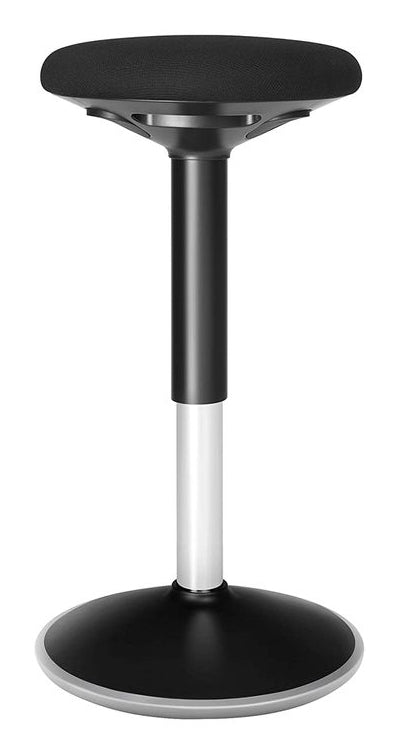 Songmics OSC05BK Stehhocker – Gepolstert – Schwarz, 56–81 cm, bis 110 kg