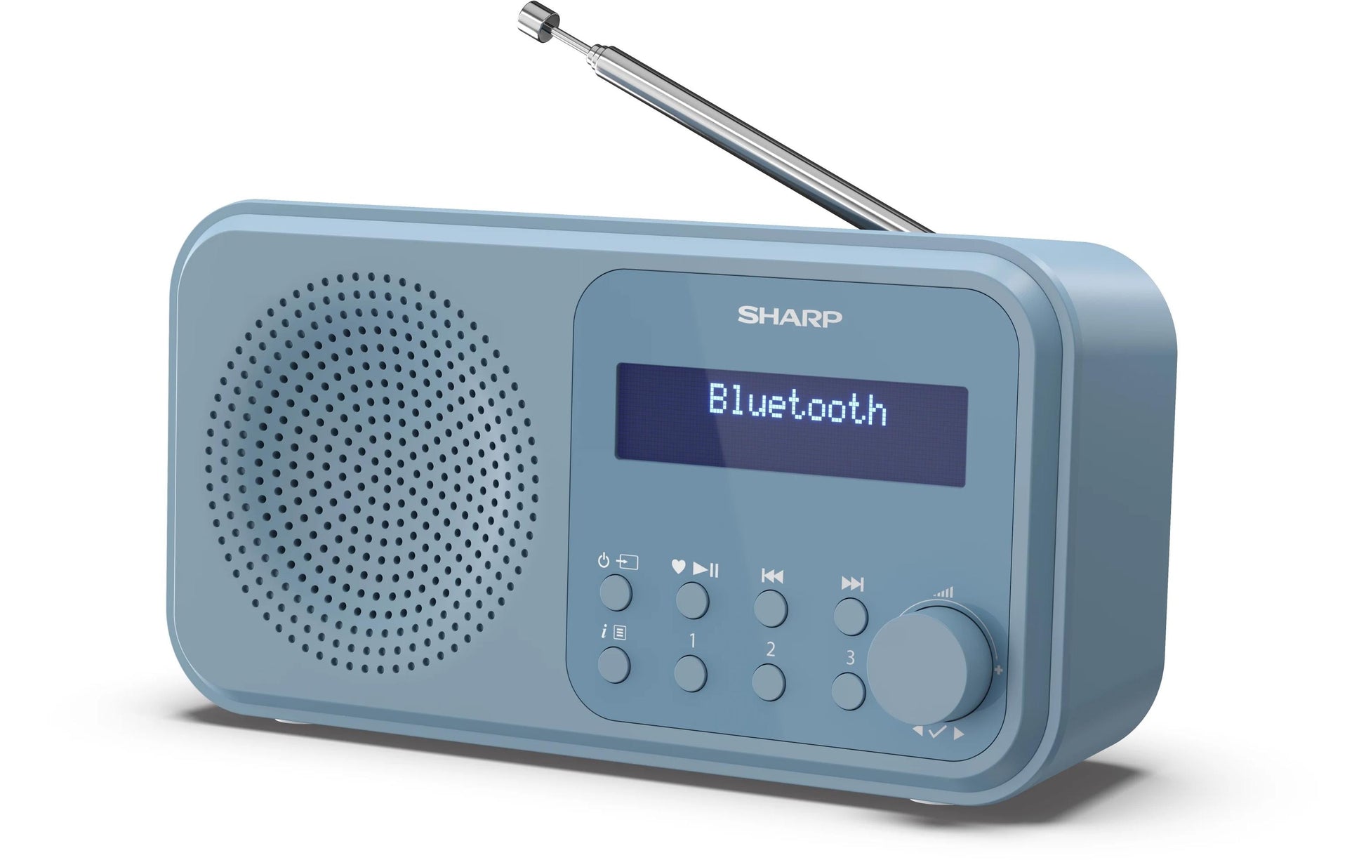 Sharp DR-P420 – DAB-/Internetradio – Portabel – DAB+, UKW, Bluetooth, 16 h – Blau